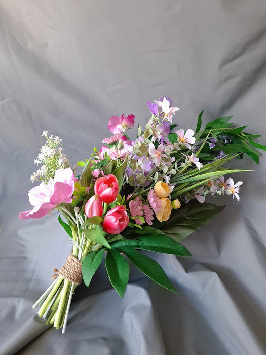 Flower Bouquet – Tulips, Daisies, Lilies of the Valley, Cosmos and Sweet Peas