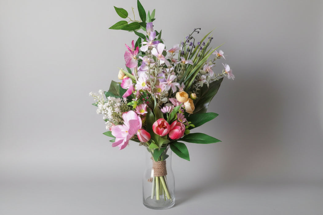Flower Bouquet – Tulips, Daisies, Lilies of the Valley, Cosmos and Sweet Peas