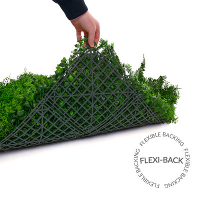 Artificial Green Wall Panel – Fenwick Mix 100 × 100cm UV/FR  Pack of 5