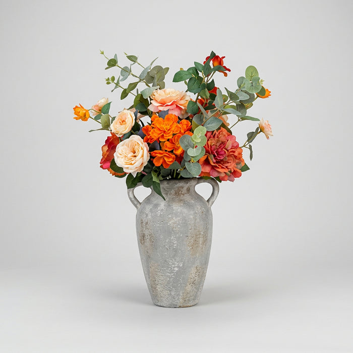Hydrangea & Dahlia in Vase - 71cm