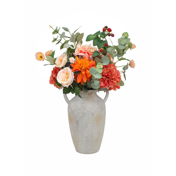 Hydrangea & Dahlia in Vase - 71cm