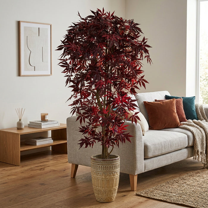 Artificial Japanese Maple Tree – 150cm | Burgundy