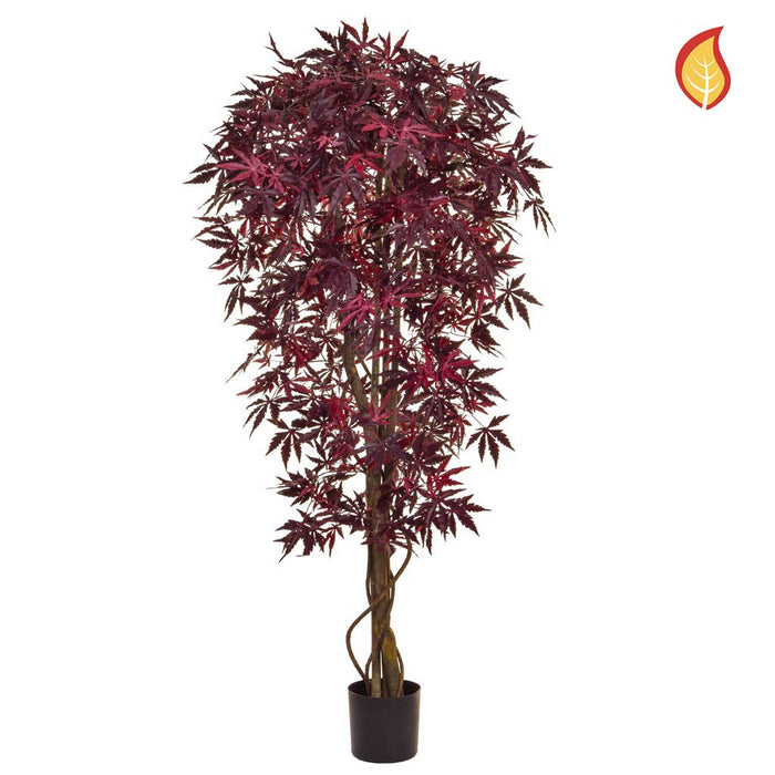 Artificial Japanese Maple Tree – 150cm | Burgundy