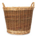 wicker basket planter