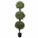 Artificial Buxus Boxwood Triple Ball Topiary Tree 1.5m