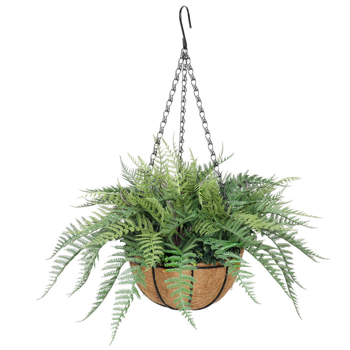 Fresh Fern Artificial Hanging Basket