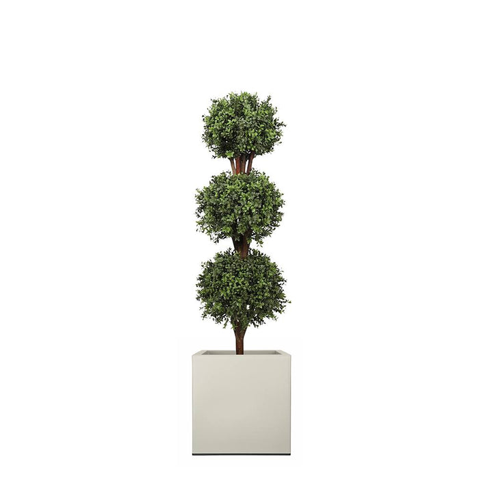 Artificial Buxus (Boxwood) Triple Ball Topiary Tree