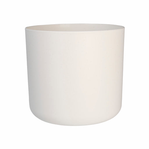 elho b.for soft round planter in white