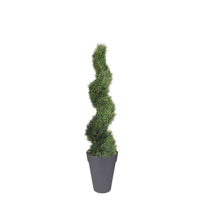 Artificial Cypress Spiral Topiary Tree