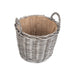 round wicker basket for plant pots